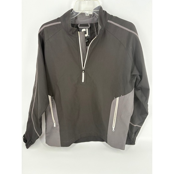 FootJoy Mens Gray Pullover Windbreaker Golf Jacket Lightweight Size S - Picture 1 of 7